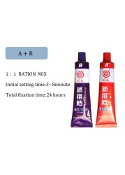 New AB Glue Iron Copper Aluminium Steel Alloy Glass Plastic Wood Ceramic Marble Quick Drying Acrylic Structural Adhesives