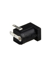 10pcs PCB Base 5.5 x 2.1mm Female DC Power Jack Plug Black Socket Connector Drop Shipping