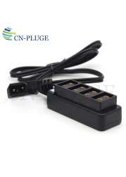 D-Tap Splitter Male to 4 Ports P-Tap, Camera Power Supply, 4-Way Splitter