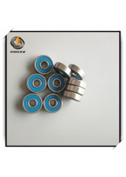 10pcs MR105RS Bearing ABEC-3 5x10x4mm Miniature MR105-2RS Ball Bearings MR105 2RS With Blue Sealed L-1050DDU