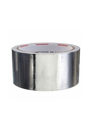 1 Roll 5cm*17m Thermal Duct Resistant Repairs High Temperature Resistant Foil Adhesive Aluminum Foil Adhesive Sealing Tape