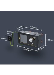 DC DC Potentiometer CC CV Power Module 1.8-32V 5A Adjustable Power Supply Regulatory Voltmeter Ammeter CNC Color Screen 80W