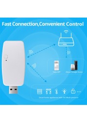 Zemismart Tuya BLE Hub USB Smart Home Bridge Gateway Wireless Hub Work with BLE Light Devices Blub BLE Curtain Motor