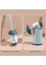 New Toilet Bowl Brush and Holder Set Convenience Cleaning Brush Bath Cleaning Supplies for Bathroom Ship Toilet Brush Holders