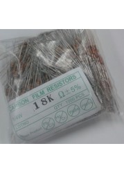 1/4 W 1R-1M 1ohm إلى 1 M 0.25 W 1R إلى 1 M 0.25 W 1/4 W الكربون فيلم 5% 1000 قطعة/الوحدة شحن مجاني 0.25 W 1 K 2 K 100 K 1R 2R 100R 910 K