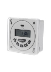 Transparent Plastic Mounting Panel Waterproof Cover Enclosure Protection Time Switch Timer TM618 CN101 CN101A L701