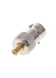 BNC Female to MCX Male Socket, Straight RF Coaxial Connector Adapter