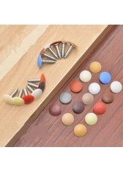 100 Pcs Plastic Decorative Screws Caps Self-tapping Snap Cap Decor Nuts Bolts Covers Exterior Protective Caps Furniture Fittings