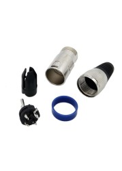 XLR Connector 3Pin Microphone MIC XLR Male Plug XLR Female Jack Adapter For 6.5mm Cable 10pcs/lot