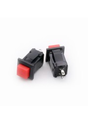 10pcs DS-429A DS-429B Push Button Switch Square Button Switch With Lock Switch Self Reset Switch 3A 125V/1A 250V