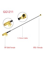 10 قطعة RG178 كابل محوري SMA شقة أنثى إلى u.FL/IPX/IPEX1/IPEX4 MHF4 أنثى جاك ضفيرة 3G هوائي تمديد سلك الحبل