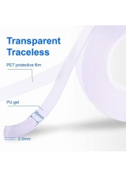 1/3/5 متر واضح الوحش الشريط ملصقات جدار مضاد للماء شفافة مزدوجة الوجهين لزجة نانو الشريط قابل للغسل قابلة لإعادة الاستخدام أشرطة ديكور المنزل