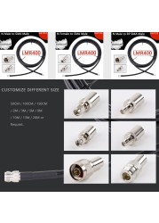 SMA Cable Male to N Female LMR400 Cable 50 Ohm RF Coax Extension Jumper Pigtail for 4G LTE Cellular Amplifier Phone Signal Booster