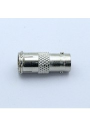 RF Coaxial Connector Adapter BNC Female Jack to F Fast Male Plug Coaxial Adapter Coupler Extender 12/50/100pcs