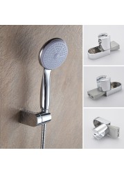 Modern ABS Adjustable Slider Hanger Polished Chrome Rack Bathroom Bracket Wall Mount Shower Head Holder Handheld