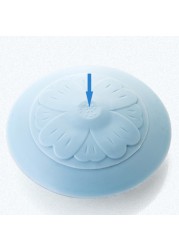 Sink Floor Silicone Drain Protector Hair Catcher Deodorant Bathtub Drain Stopper 2 IN 1