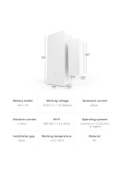 SONOFF DW2 واي فاي/SNZB-04 زيجبي نافذة مستشعر الباب باب مفتوح/مغلق للكشف عن EWeLink التطبيق إخطار إنذار أمن الوطن الذكي