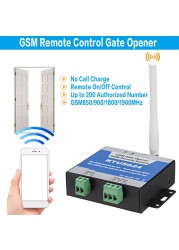 RTU5024 GSM Gate Opener Relay Switch Remote Control Door Wireless Access Door Opener Free Call 850/900/1800/1900MHz