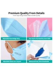 10-100pcs FFP2 Mask KN95 Fish Mask Adult Mascarillas ffp2reuse zable Protective Respirator Filter ffp2fan certification fpp2fan