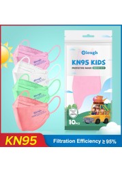 ffp2fan Elough kids mask 10-100pcs niños ffp2 mascarillas fpp2 gay respiratory kn95 face mask CE certification