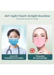 3D Fish KN95 Masks FFP2 Adult 4 Layer Mascarillas FPP2 Quirurgicas Homologadas Mascherina FFPP2 10-100pcs FFP2mask FFP Mask 2