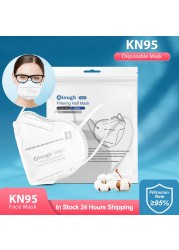 KN95 Mascarillas Masks fpp2 ce certification ffp2 5-ply 95% filter mask KN95 Maske designed for ffp2masque glasses