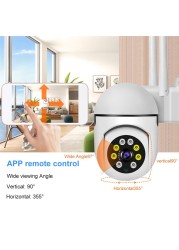 New 300W Surveillance Camera WiFi Night Vision Full Color Automatic Human Tracking CCTV Video Security Protection Surveillance Camera