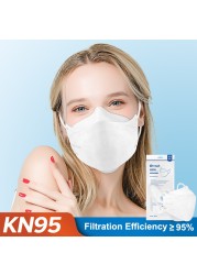 KN95 Mask 4 Layers Safety KN95 Dust Masks FFP2 Respirator Filter FFP2Mask Face Protective Dust Mask FFP2 FFP3