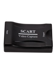 USB 2.0 Video Capture Card 1080P Scart Gaming Record Box Live Broadcast Recording Home Office DVD Grabber Plug and Play