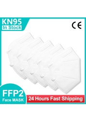 100pcs FFP2 Mascarillas fpp2 KN95 face masks FFP2mask mask 5 layers mondkapje kn95 homologada mascarillas ffp2reutilizable