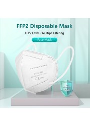 Mascarillas fpp2 mascarillas negras وافق fpp2 قناع ffp2fan قابلة لإعادة الاستخدام CE FFP2 معتمد أقنعة الوجه الأسود masque