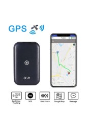 GF 09 19 20 21 22 Mini Car Tracker Magnetic Car GPS Locator Anti-lost Recording Tracking Device Can Voice Control Phone Wifi LBS