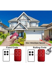 COCCINELLA Seashell Remote Control Smart Garage Garage Double Reel 433MHz Gate Remote Control Electric Gate Transmitter Version