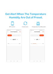 Tuya الذكية واي فاي درجة الحرارة والرطوبة الاستشعار داخلي الرطوبة ميزان الحرارة مع شاشة LCD دعم اليكسا جوجل مساعد