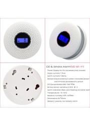 Home Security Protection Personal Alarm Carbon Monoxide Alarm Electrochemical Infrared Photoelectric Smoke Detector