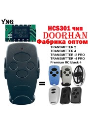 2pcs door transmitter door remote control original HCS301 chip 433mhz rotation transmitter 2 4 pro remote control for gate