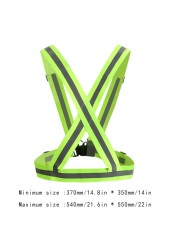 Rubber strips night running reflective belt protective gear reflective vest clothing riding driving protective clothing