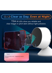 Arente Mini Security Camera 1080P Night Vision Crying Monitor Indoor Security Webcam With 2.4G WiFi