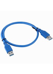 USB 3.0 Data Cable High Speed ​​USB A Male to Male Cable 0.6M AM/AM Extension Cable