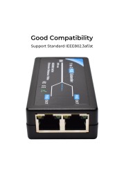 2 port POE extender port transmission extender IEEE802.3af max extend 120m transmission poe extender for ip camera transmission