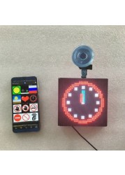 LED Photo Display Controlled Custom Emoji Car LED Display Screen Photo Lights Accent Small Spotlight PUO88