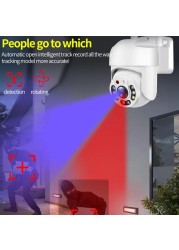 5G WiFi Camera 1080P Outdoor PTZ Security Screen Two Way Audio Full Color Night Vision Wireless IP CCTV Camera Surveillance Camera