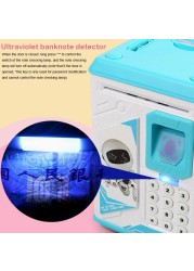 Piggy Bank Electronic ATM Password Money Box Cash Saving Banks Safe Boxes Auto Scroll Paper Banknote Gift for Kids