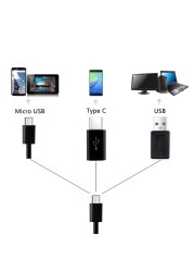 1600 x 1200 USB C Endoscope Camera Waterproof 8mm Lens With White Light 5M Hard Cable Type C Endoscope For Android Windows