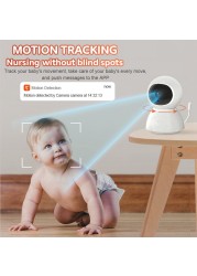 New PTZ Camera Baby Monitor WiFi IP Camera Indoor Night Vision Motion Detection Sound Detection Smart Home Security Cameras