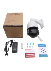 Unilock 4K 8MP Outdoor PTZ POE IP Security Camera 20X Speed ​​Dome CCTV Camera Hikvision Protocol Auto Zoom Cam 80m IR IP66