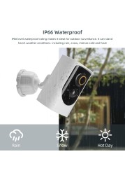 1080P Wifi Battery Camera Free Cloud Service Solar IP Camera Wireless Security Video Surveillance Camera Rechargeable Camera