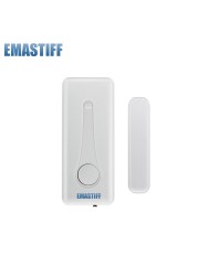 2022 New Built-in Antenna Door Gap Sensor PIR Wireless Motion Detector LCD GSM SIM Card Home Security Alarm System Smoke Flash