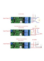 Smart WiFi Light Switch, WiFi Module, 2CH DC 5/12/32V AC 85-250V RF433 Receiver 10A Relays Work with Alexa Google Assistant, Ewelink