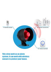 2022 KERUI cheap upgrade standalone wireless home security alarm system kit siren horn with motion detector for burglars 110db